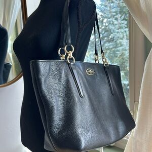 EUC genuine leather Coach purse